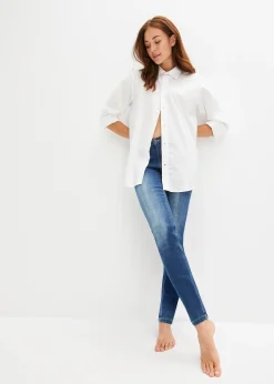 Femme bonprix Jeans|Jean skinny taille mi-haute, extensible