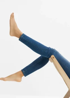 Femme bonprix Jeans|Jean skinny taille mi-haute, extensible