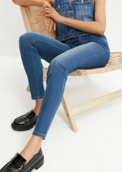 Femme bonprix Jeans|Jean skinny taille mi-haute, extensible