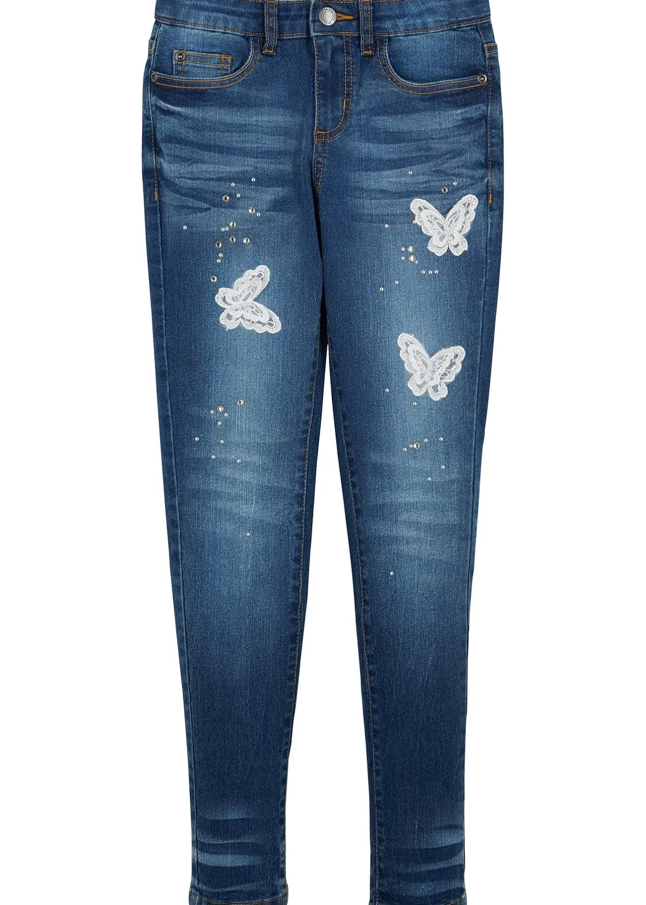 bonprix Jean skinny taille mi-haute|Enfant Vêtements Enfant|Filles 9-16 Ans·Jeans