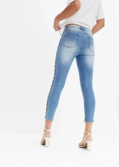 Femme bonprix Jeans|Jean skinny taille mi-haute, extensible