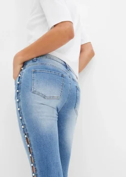 Femme bonprix Jeans|Jean skinny taille mi-haute, extensible