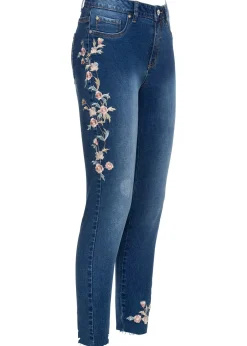 bonprix Jean skinny taille mi-haute, raccourci|Femme Jeans