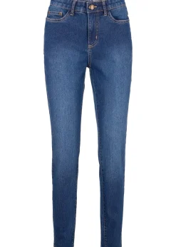 Femme bonprix Jeans|Jean skinny taille mi-haute, extensible