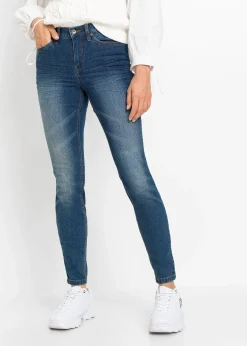 Femme bonprix Jeans|Jean skinny, taille mi-haute, raccourci