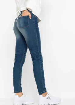 Femme bonprix Jeans|Jean skinny, taille mi-haute, raccourci