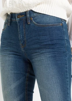 Femme bonprix Jeans|Jean skinny, taille mi-haute, raccourci