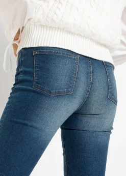 Femme bonprix Jeans|Jean skinny, taille mi-haute, raccourci