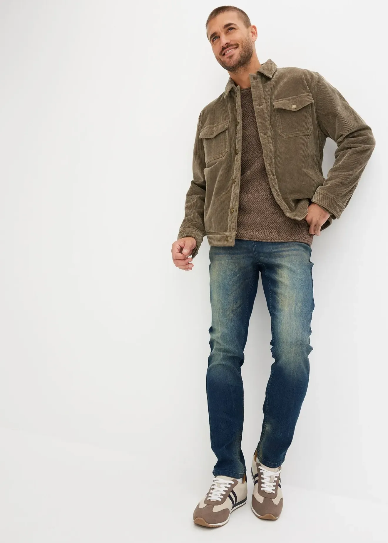 Homme bonprix Jeans|Jean slim extensible et léger, droit