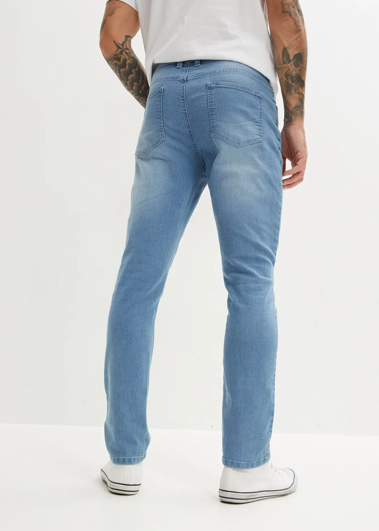 Homme bonprix Jeans|Jean slim léger, droit