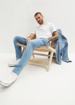 Homme bonprix Jeans|Jean slim léger, droit