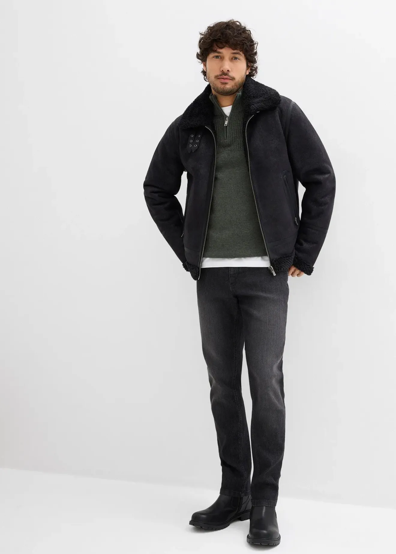 bonprix Jean slim léger, droit|Homme Jeans