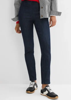 Femme bonprix Tailles Petite|Jean slim taille haute, cropped