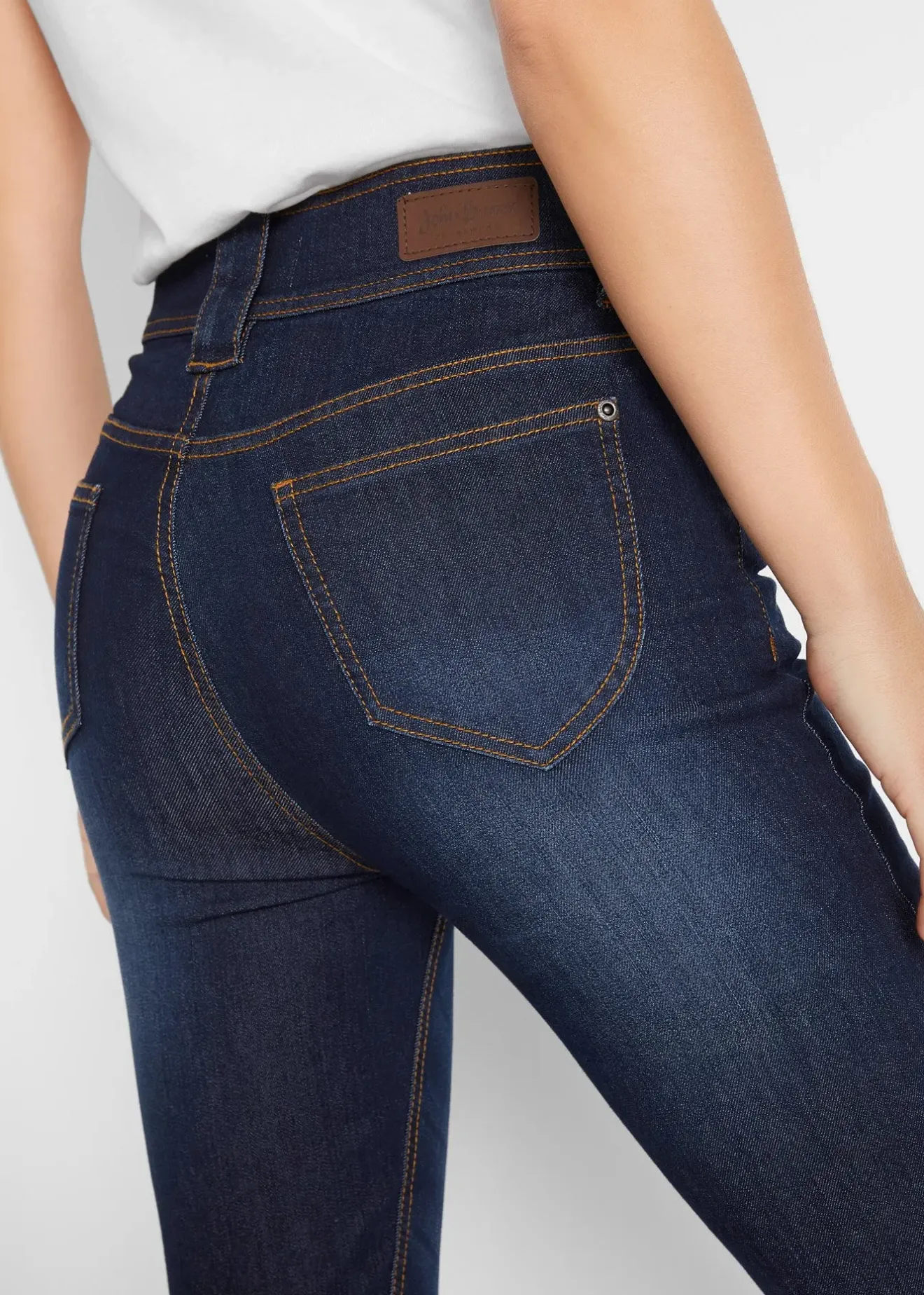 bonprix Jean slim taille haute, extensible et confortable|Femme Jeans