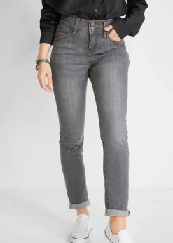 Femme bonprix Jeans|Jean slim taille haute, extensible et confortable