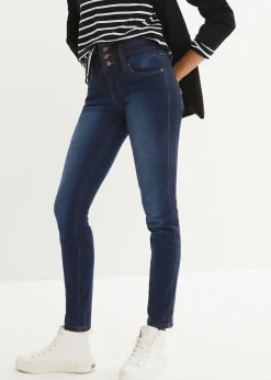 Femme bonprix Jeans|Jean slim taille haute, sculptant