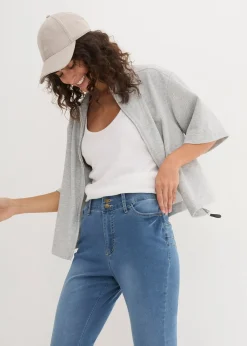 Femme bonprix Jeans|Jean slim taille haute, super extensible