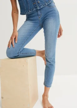 bonprix Jean slim taille mi-haute, cropped|Femme Jeans