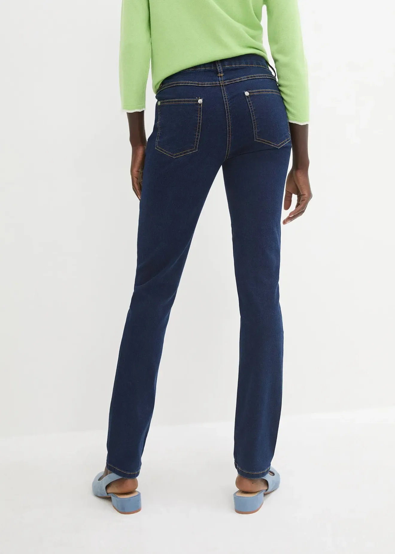 Femme bonprix Tailles Petite|Jeans|Jean slim taille mi-haute, très extensible