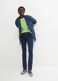 Femme bonprix Tailles Petite|Jeans|Jean slim taille mi-haute, très extensible