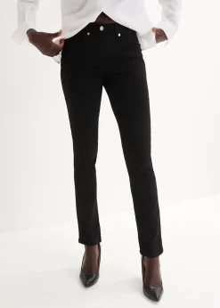 bonprix Jean slim taille mi-haute, très extensible|Femme Tailles Petite|Jeans