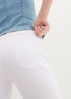 bonprix Jean slim taille mi-haute, raccourci|Femme Jeans