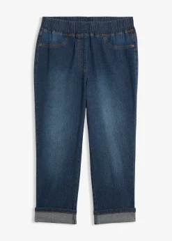 bonprix Jean slim, taille mi-haute, coton|Femme Jeans