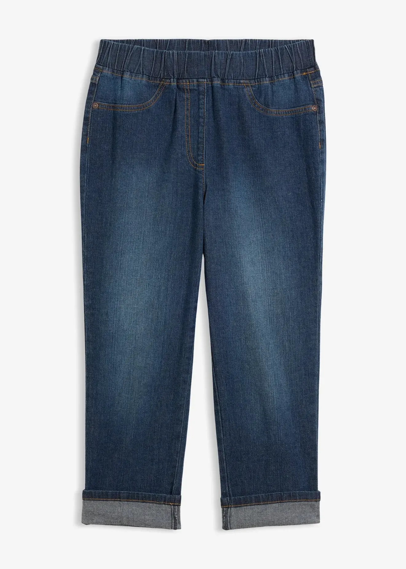 bonprix Jean slim, taille mi-haute, coton|Femme Jeans