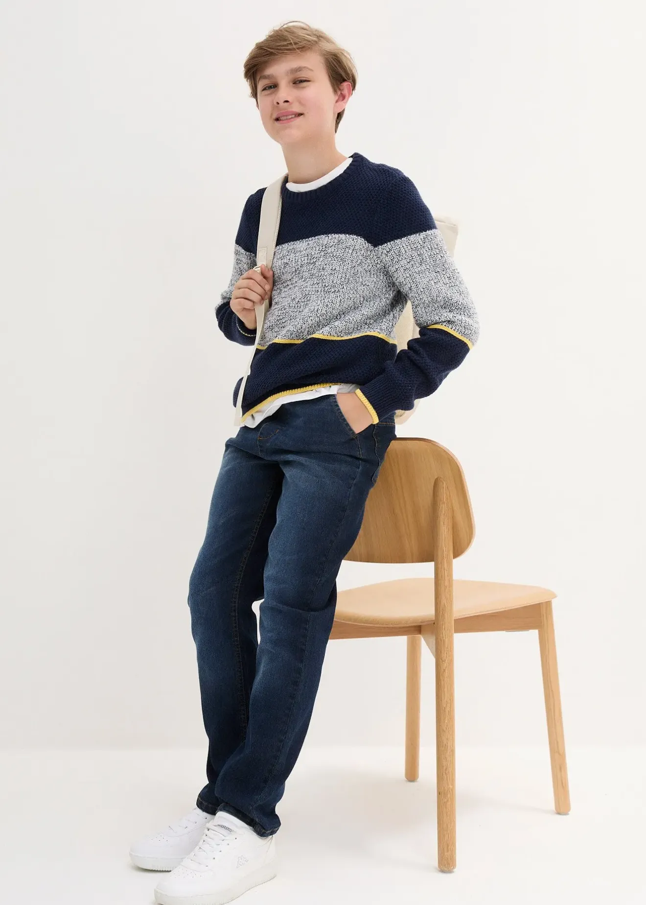 bonprix Jean taille extensible garçon, Regular Fit|Enfant Vêtements Enfant|Garçons 9-16 Ans·Jeans