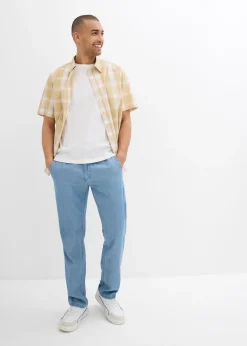 Homme bonprix Jeans|Jean taille extensible léger, Regular, Straight