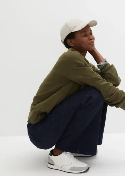 Femme bonprix Tailles Petite|Jeans|Jean taille haute Wide Leg, taille confortable