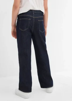 Enfant bonprix Vêtements Enfant|Filles 9-16 Ans·Jeans|Jean taille mi-haute, ample et thermique à doublure jersey