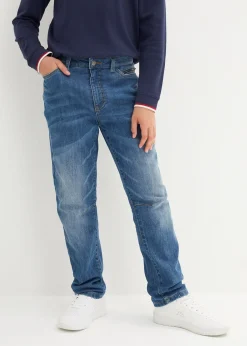bonprix Jean thermique slim avec doublure en flanelle, fuselé|Enfant Vêtements Enfant|Garçons 9-16 Ans·Vestes Outdoor
