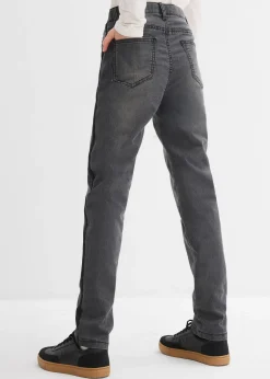 Enfant bonprix Vêtements Enfant|Filles 9-16 Ans·Vestes Outdoor|Jean thermique taille mi-haute, doublure jersey