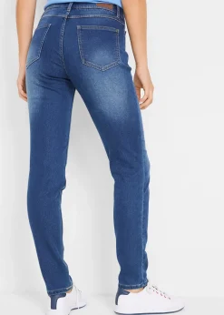 bonprix Jean thermo avec intérieur douillet, Boyfriend|Femme Vêtements Thermiques|Jeans