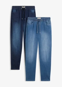 Femme bonprix Tailles Petite|Jeans jogger, coupe droite