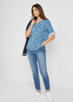 bonprix Jegging à taille mi-haute et élastiquée|Femme Jeans