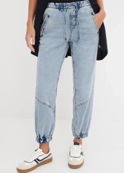 bonprix Jegging taille mi-haute, extensible|Femme Tailles Petite|Jeans