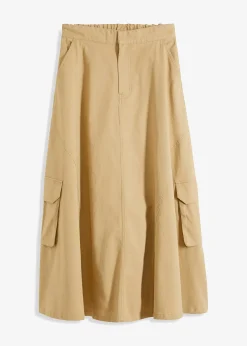 bonprix Jupe cargo 100% coton|Femme Jupes