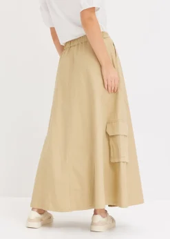 bonprix Jupe cargo 100% coton|Femme Jupes