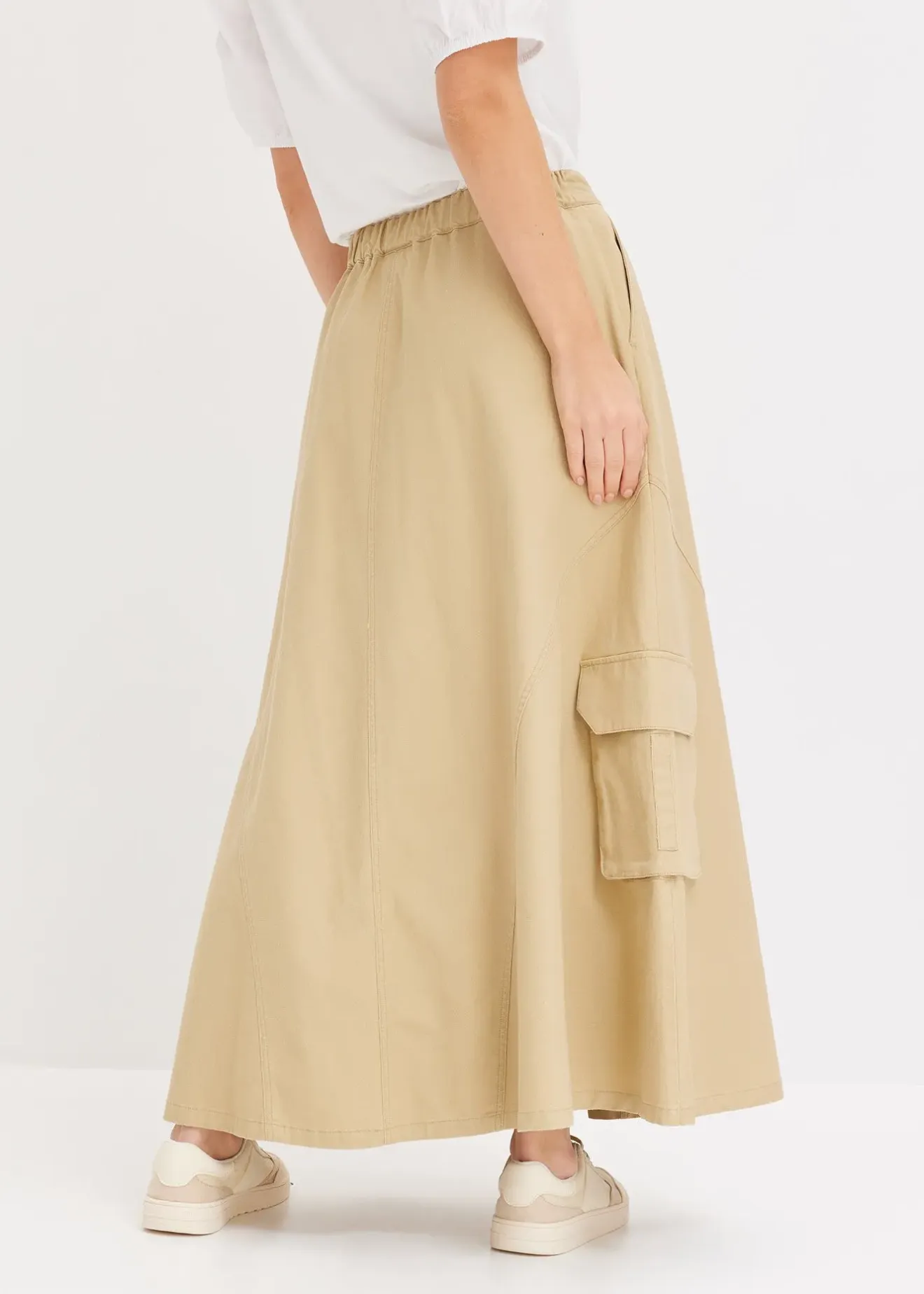 bonprix Jupe cargo 100% coton|Femme Jupes