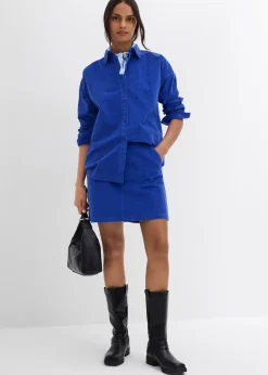 Femme bonprix Jupes|Jupe courte en velours côtelé