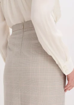 bonprix Jupe crayon à carreaux écossais|Femme Jupes