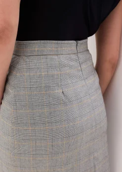 Femme bonprix Jupes|Jupe crayon à carreaux écossais