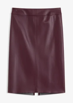 bonprix Jupe crayon en suédine, longueur genou|Femme Jupes