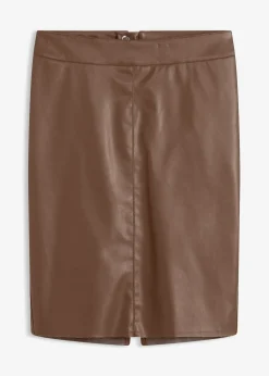 bonprix Jupe crayon enduite|Femme Jupes