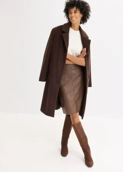 bonprix Jupe crayon enduite|Femme Jupes