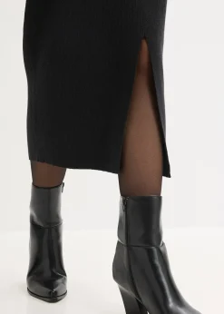 bonprix Jupe douce en fine maille de viscose mélangée|Femme Jupes