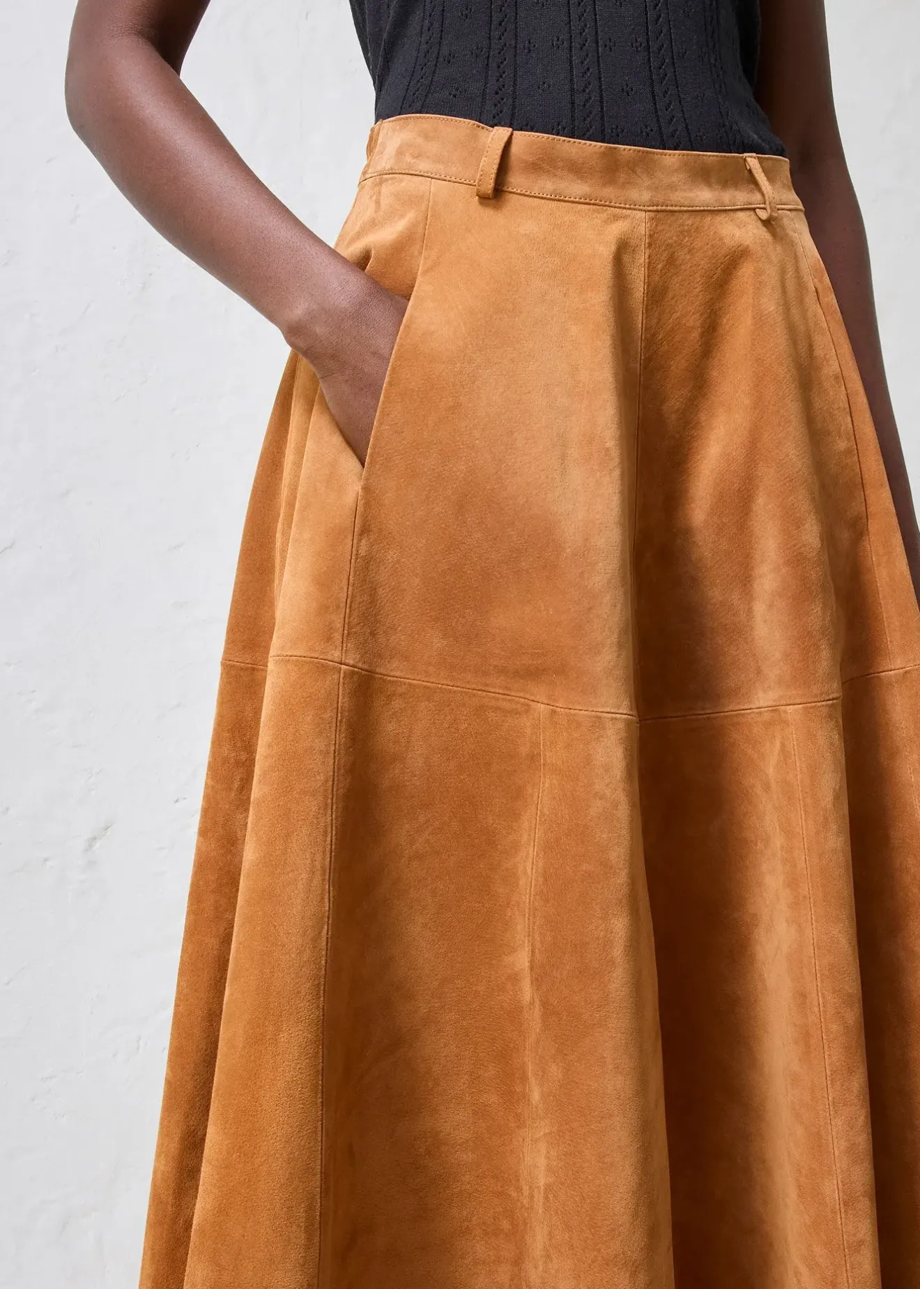 bonprix Jupe en cuir|Femme Premium|Jupes