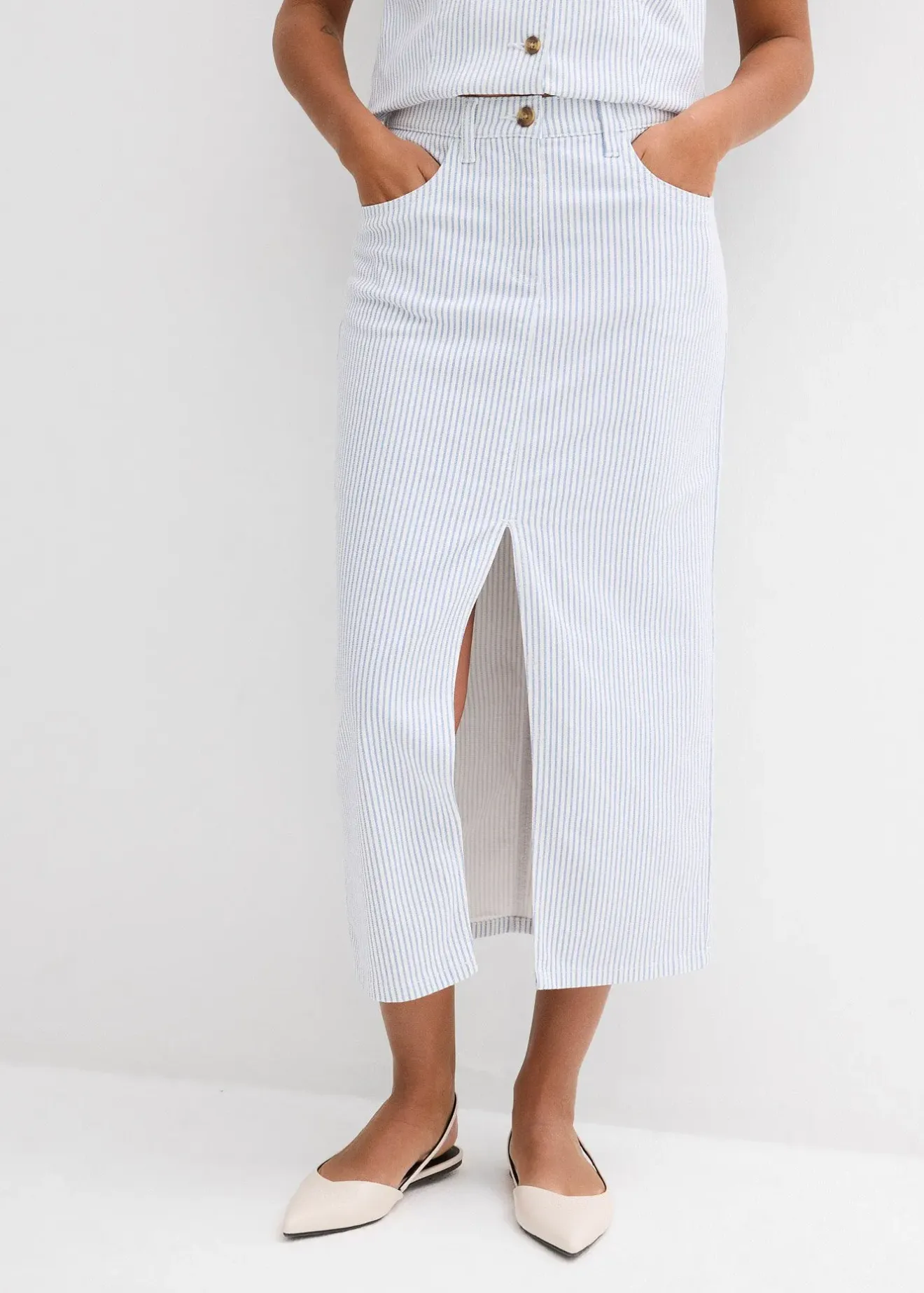 Femme bonprix Jupes|Jupe en jean